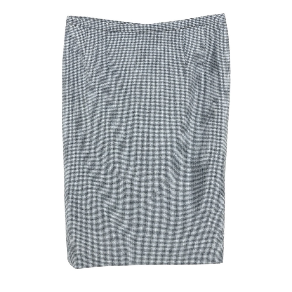 ROBERTO QUAGLIA Skirt Wool With Lining Long Blue